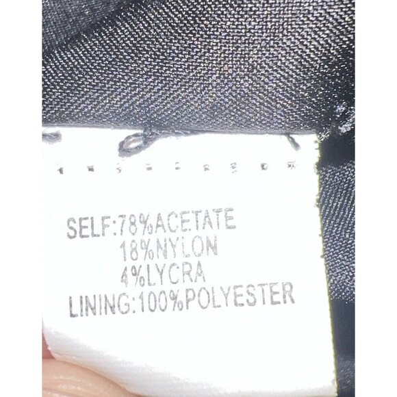 KAY UNGER NEW YORK Women's Dress Sz 6 Cap Sleeveless V-Neck Blue Black Leopard - Picture 12 of 13